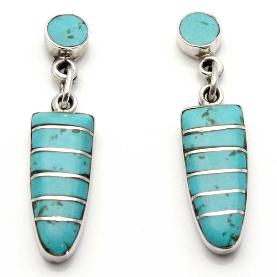 Channel Inlay Earrings by Cowboy