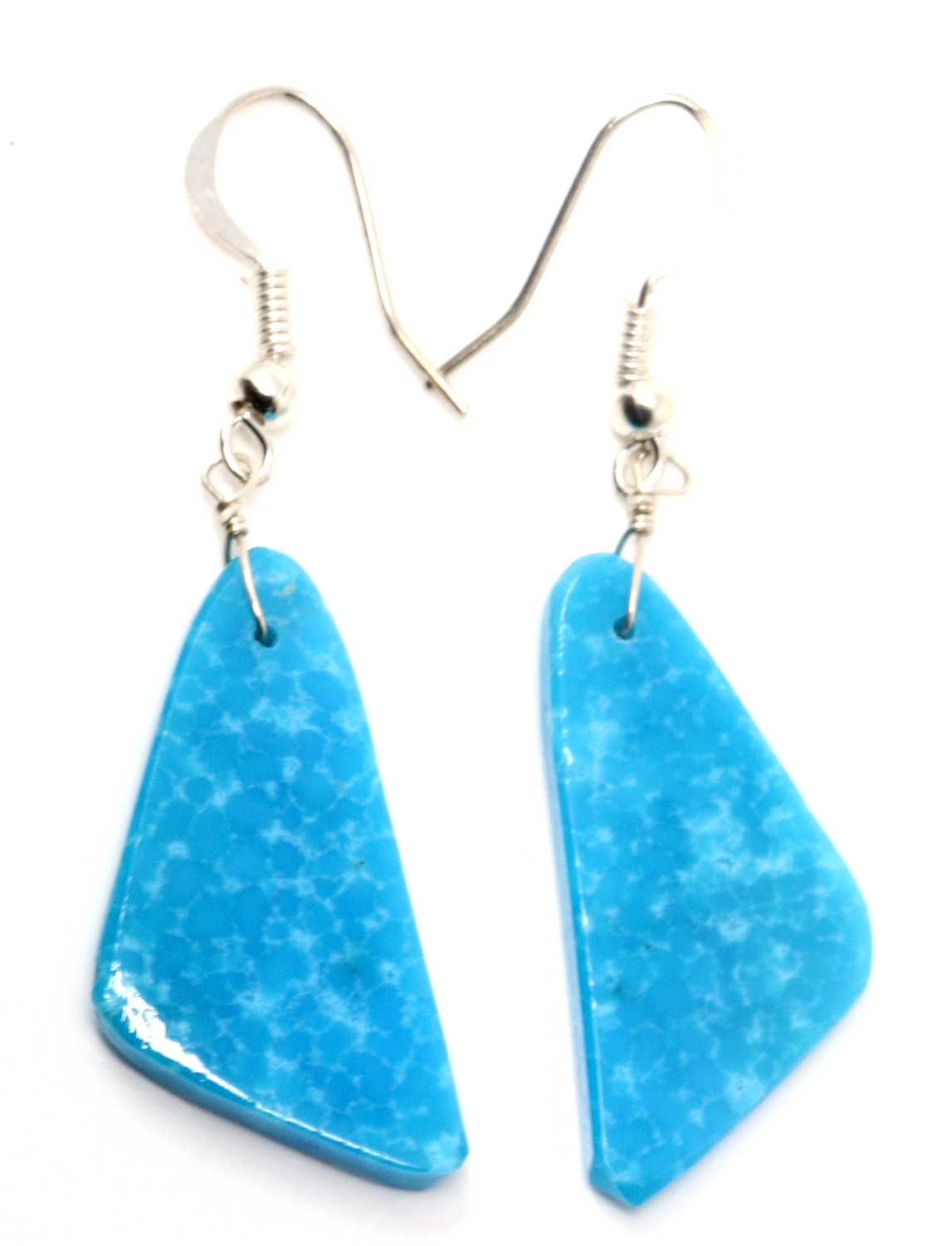 Load image into Gallery viewer, Turquoise Slab Earrings By Pete

