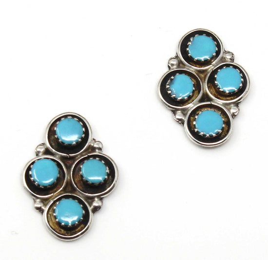 Load image into Gallery viewer, Clip On Zuni Cluster Earrings By Booqua
