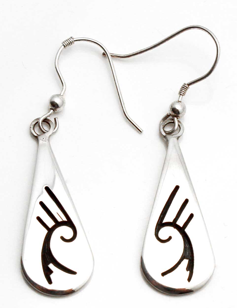 Load image into Gallery viewer, 1.25&amp;quot; Silver Clouds &amp;amp; Rain Earrings
