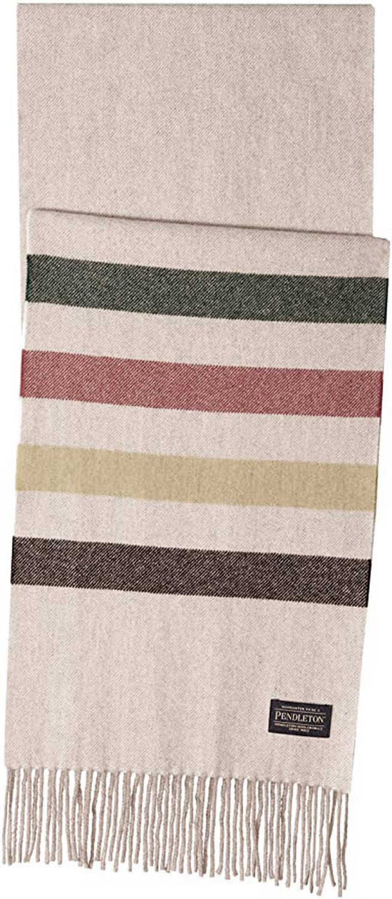 Pendleton Whisperwool Muffler, Glacier Stripe