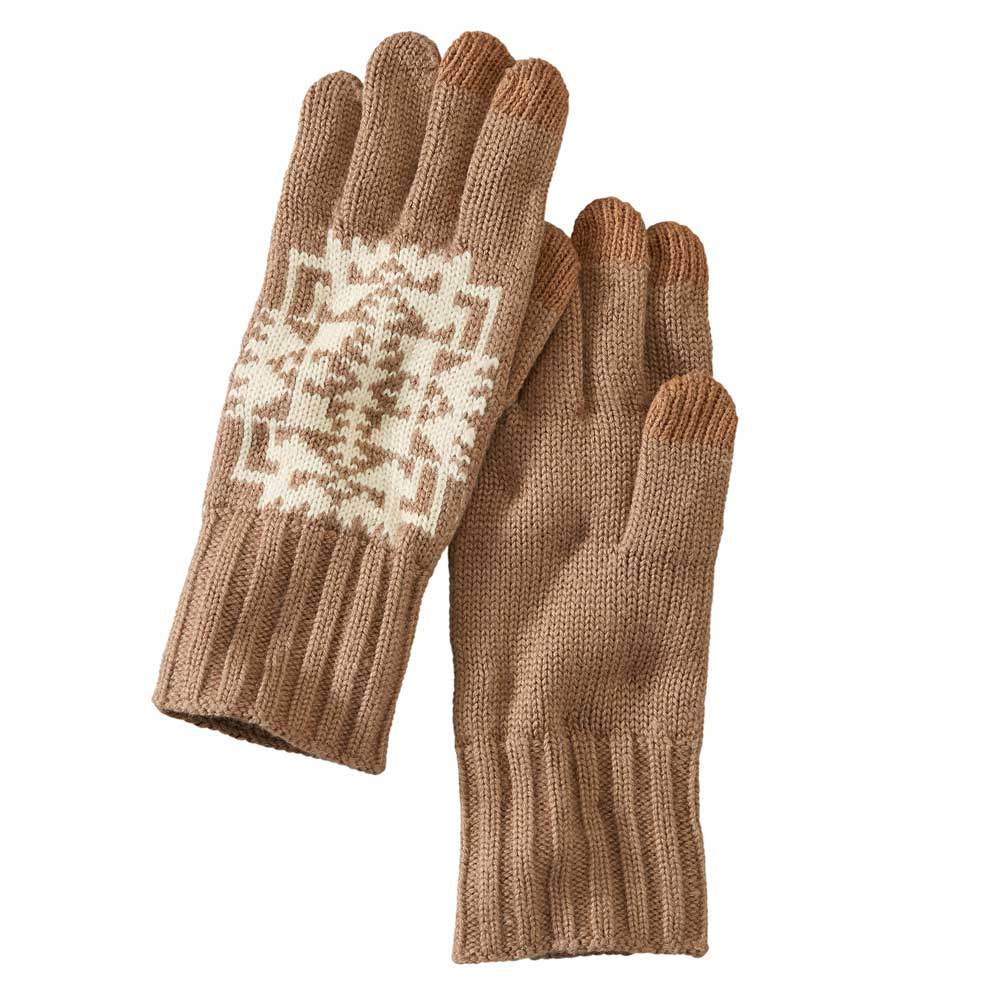 Load image into Gallery viewer, Chief Joseph Knit Gloves-Tan

