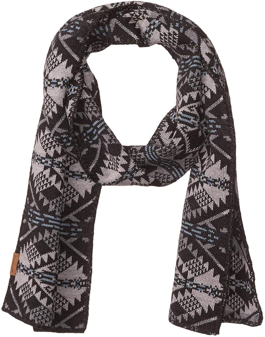 Pendleton Knit Wool Scarf|Muffler Journey West Black