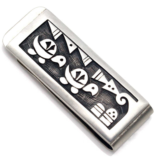 Hopi Sterling Silver Turtle Money Clip