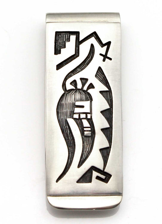 Load image into Gallery viewer, Hopi Sterling Silver Money Clip - Long Hair
