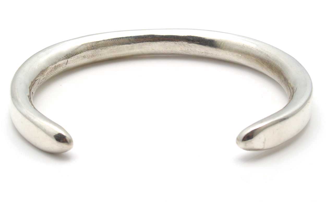 Hand Wrought Silver Cuff by Justin Favour