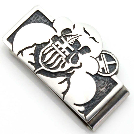 Hopi Silver Money Clip - Kachin Mana Kachina Girl