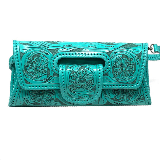 Lenguete Chico Handbag -  Turquoise