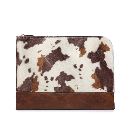 Adele Faux Cow Laptop Sleeve