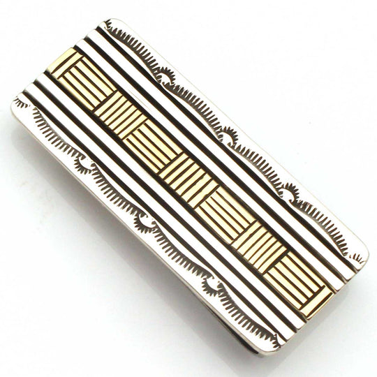 Bruce Morgan 14KT Gold & Silver Money Clip