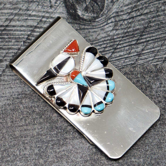 Zuni Inlay Thunderbird Money Clip by Nastascio