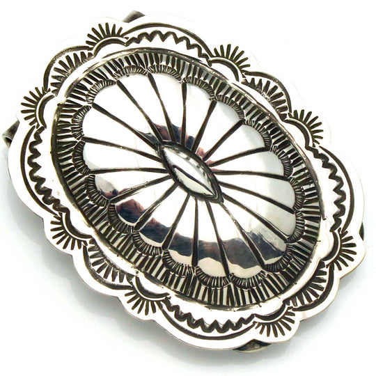 Oval Sterling Silver Money Clip by A. Blackgoat