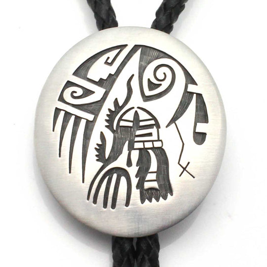 2.25" Hopi Long Hair Katsina Bolo Tie