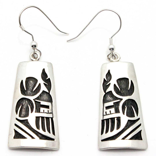 1.25" Hopi Earrings - Kachin Mana