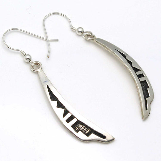 1 1/2" Hopi Earrings - Clouds & Rain
