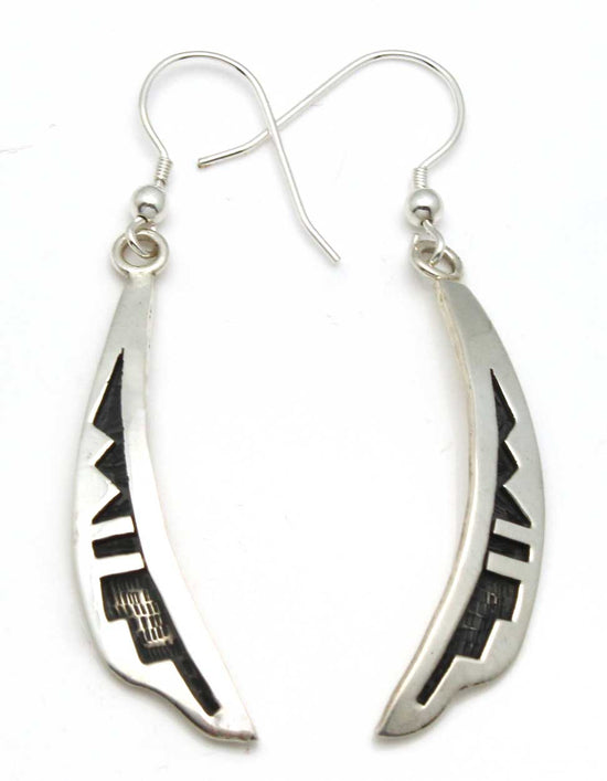 Load image into Gallery viewer, 1 1/2&amp;quot; Hopi Earrings - Clouds &amp;amp; Rain
