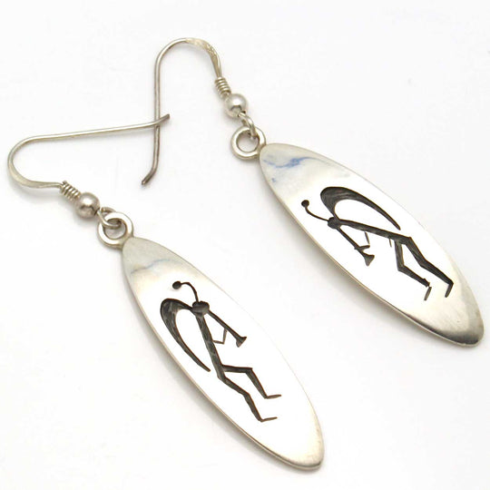 1 1/2" Hopi Kokopelli Earrings