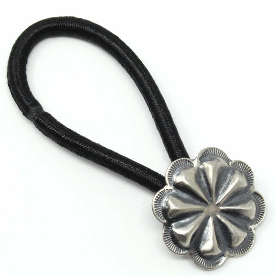 Navajo Silver Concho Pony Tail Holder