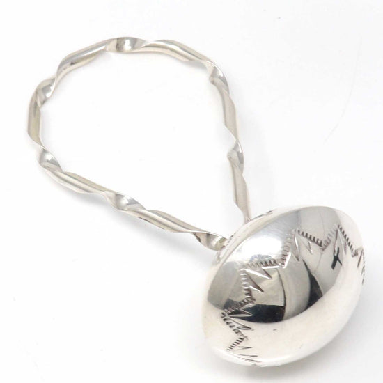 Load image into Gallery viewer, Sterling Silver Stamped Baby Rattle
