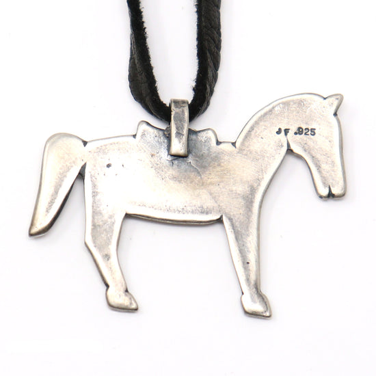 Cast Silver Horse Pendant