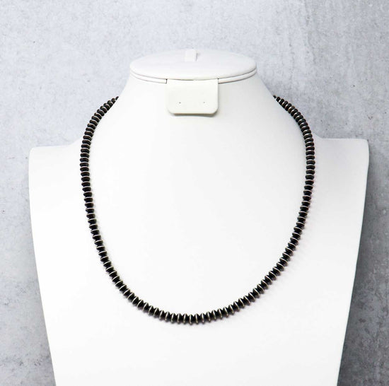 Load image into Gallery viewer, 20&amp;quot; 5mm Navaho Pearl Necklace
