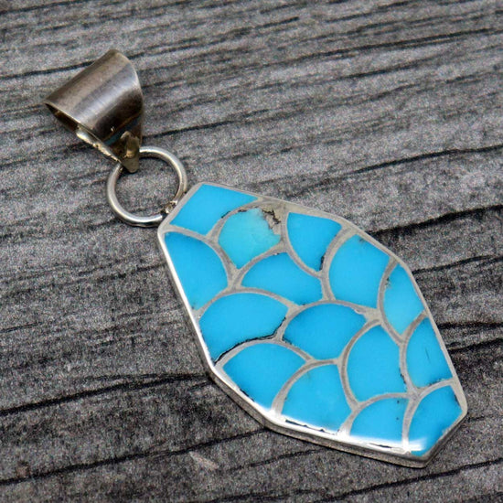 Channel Inlay Pendant by Haloo