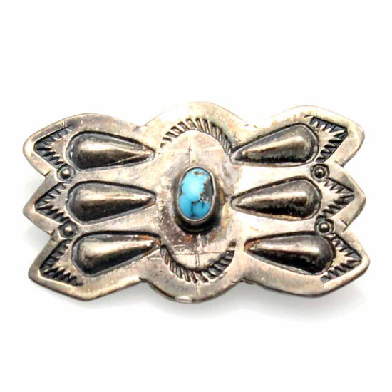 Turquoise Butterfly Pin