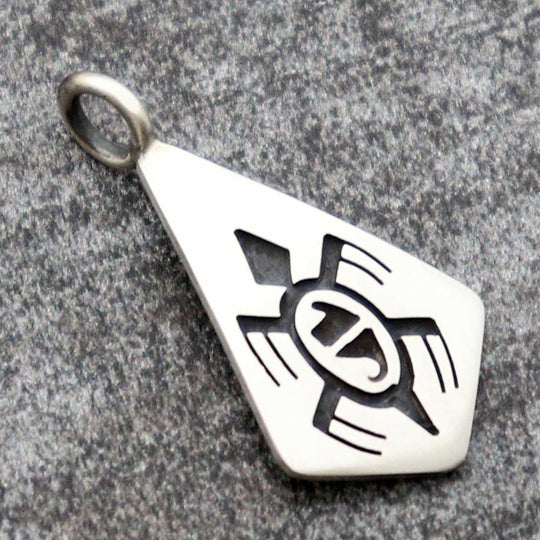 Hopi Sterling Silver Turtle Pendant