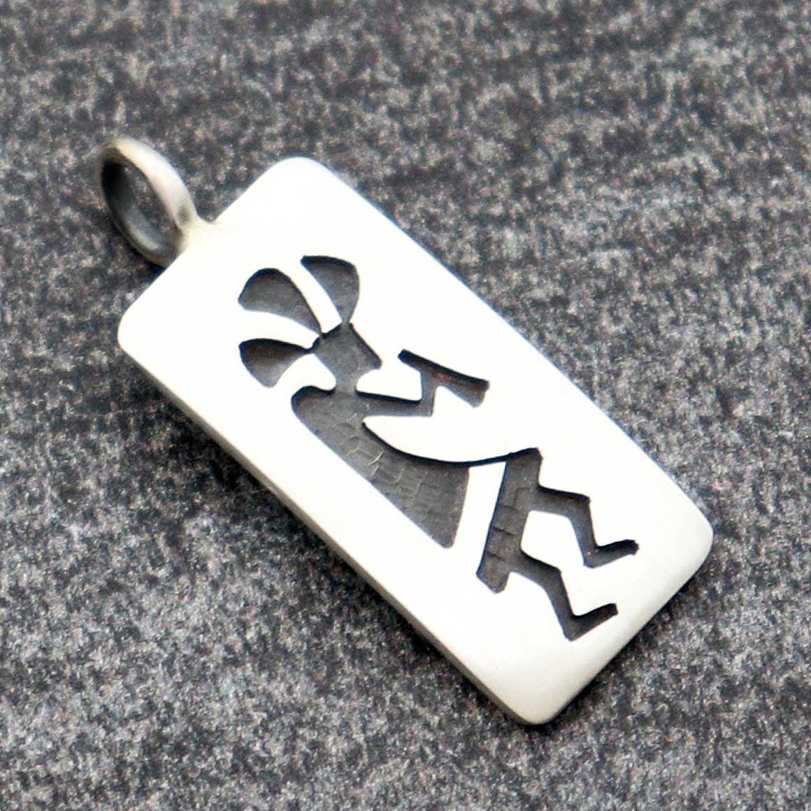 Load image into Gallery viewer, Hopi Sterling Silver Kokopelli Pendant
