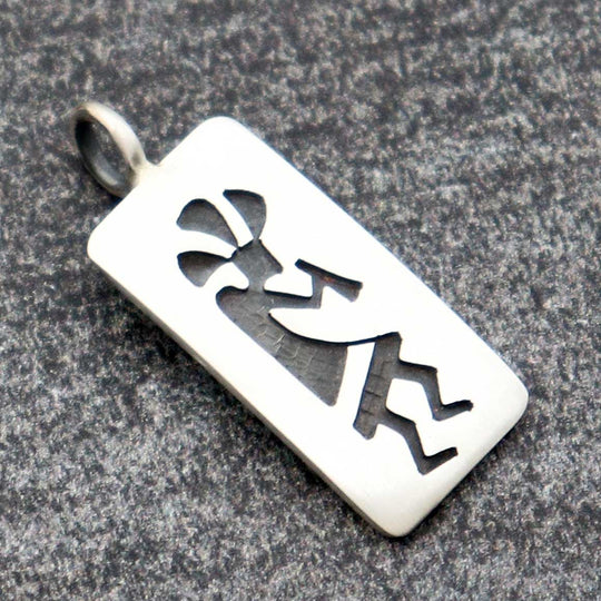 Hopi Sterling Silver Kokopelli Pendant