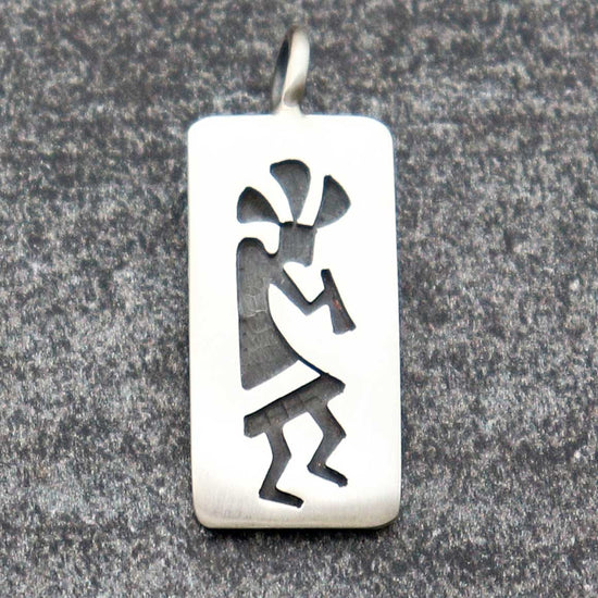 Load image into Gallery viewer, Hopi Sterling Silver Kokopelli Pendant
