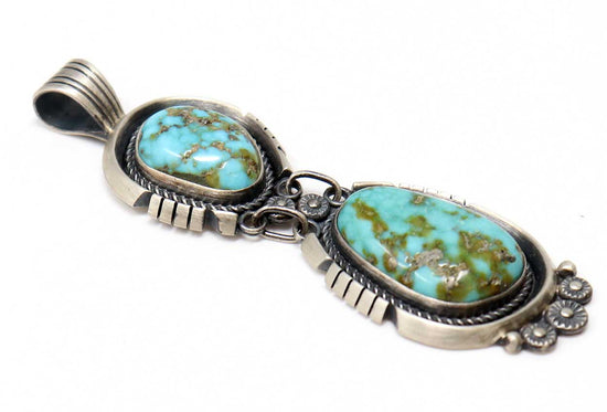 Sonora Gold Turquoise Pendant by Chee
