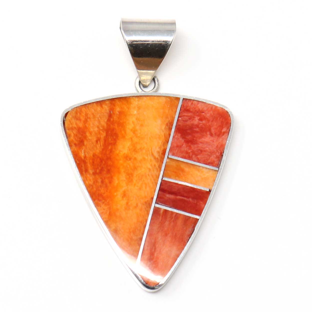 Spiney Oyster Inlaid Pendant by Smith