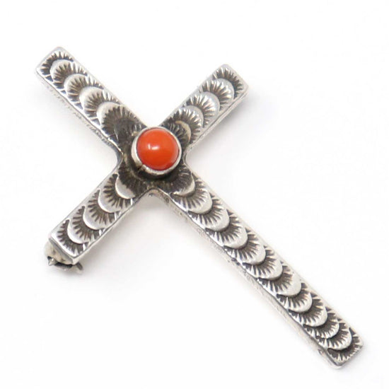 Silver Cross Pin/Pendant Combo by Charley