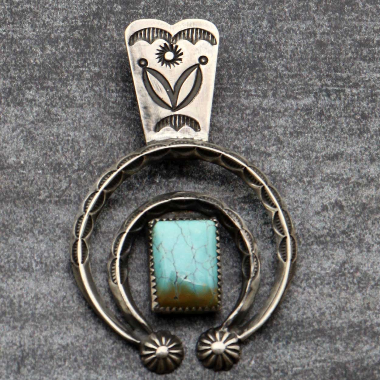 Load image into Gallery viewer, Hubie Turquoise Naja Pendant
