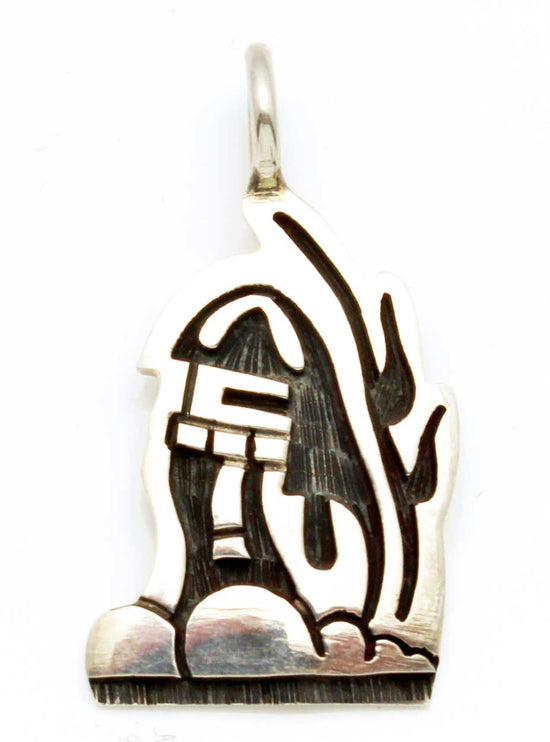 Load image into Gallery viewer, Hopi Long Hair Kachina Pendant
