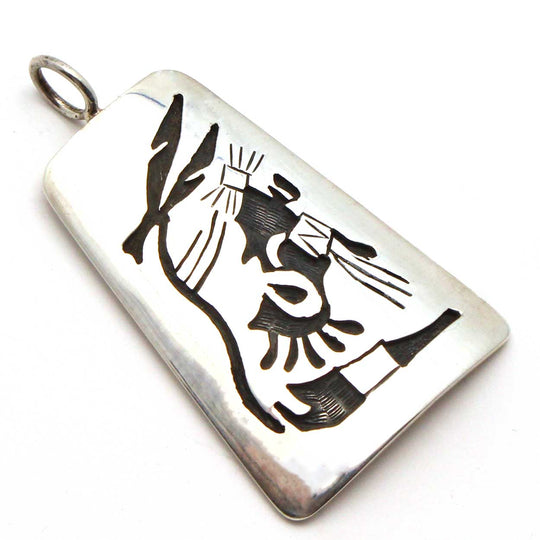 1 1/2" Hopi Long Hair Kachina Pendant