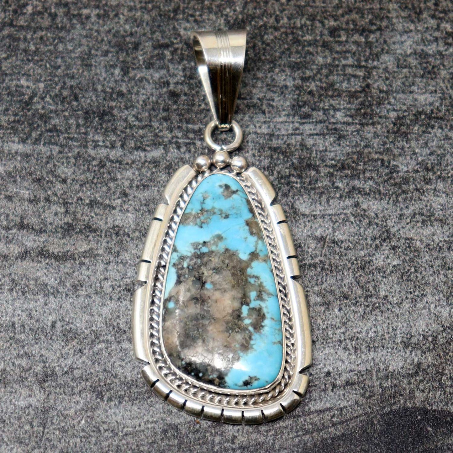 Blue Turquoise Pendant by Yellowhair