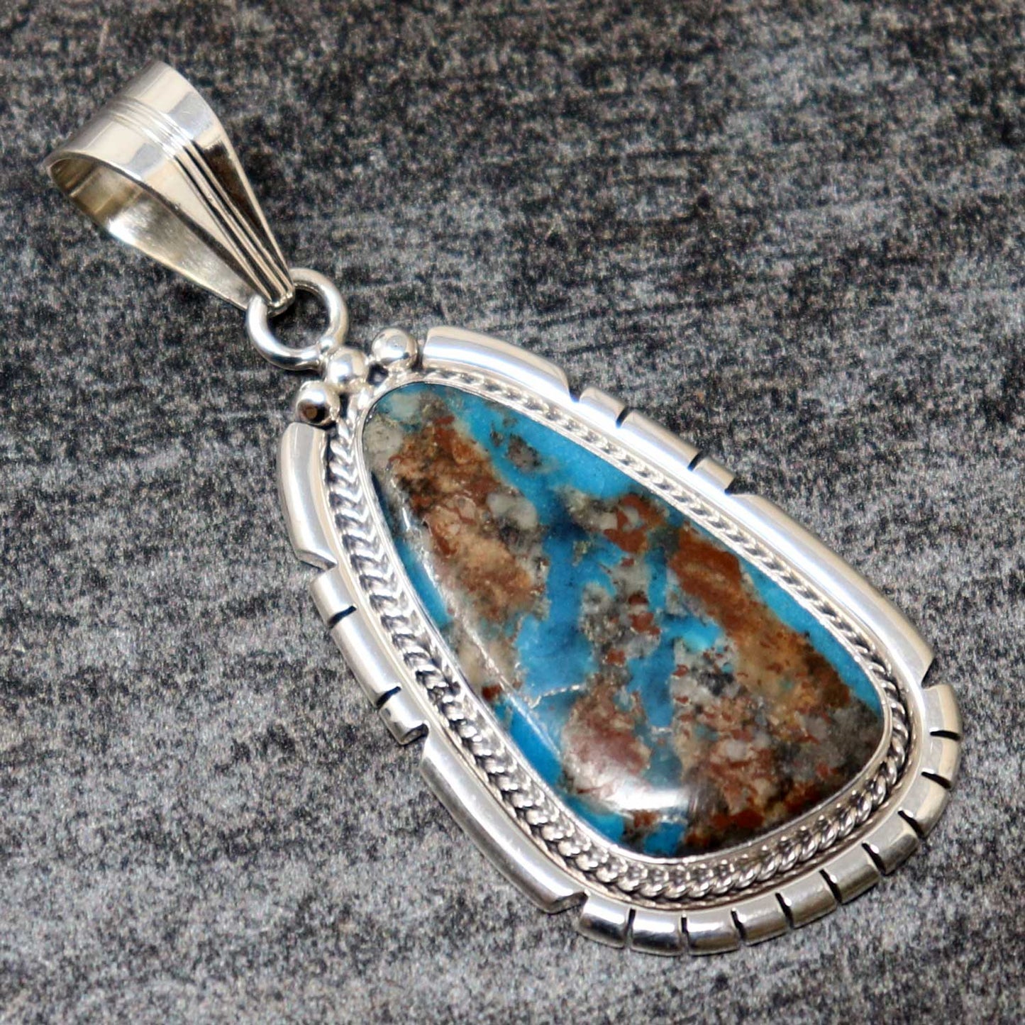 Blue Turquoise Pendant by Yellowhair