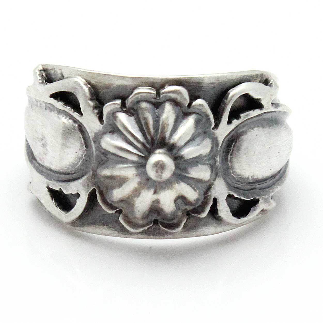 Load image into Gallery viewer, Navajo Silver Ring by Grace Kenneth Size 7.5
