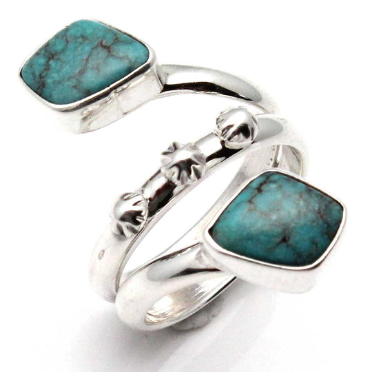 Sterling Silver and Turquoise Ring Size 6