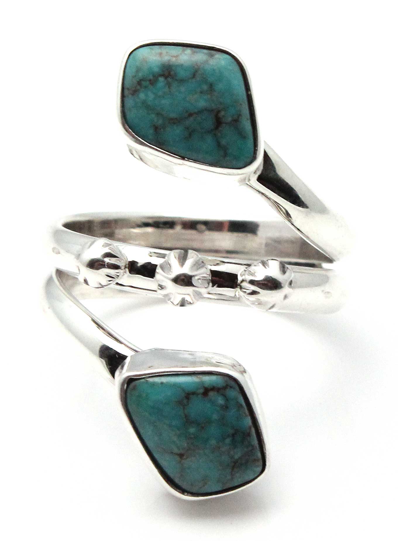 Sterling Silver and Turquoise Ring Size 6