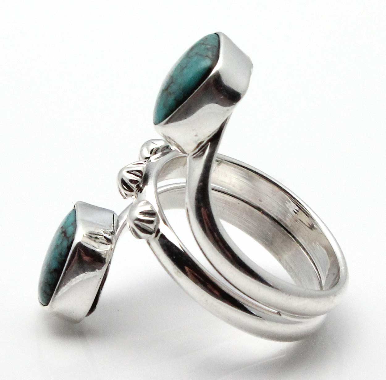Sterling Silver and Turquoise Ring Size 6
