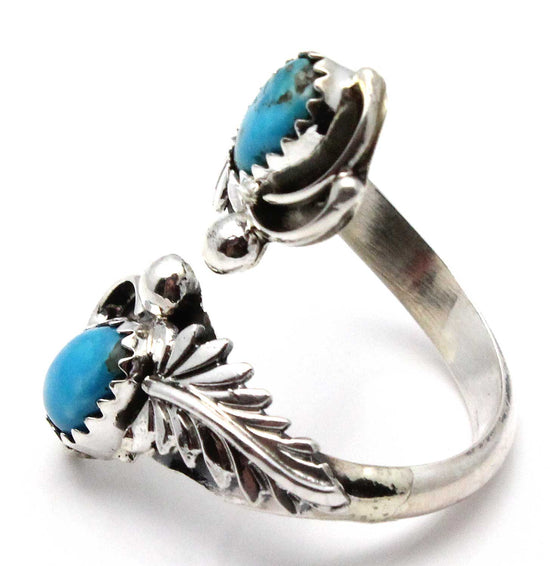 Load image into Gallery viewer, Adustable Sterling Silver &amp;amp; Turquoise Ring

