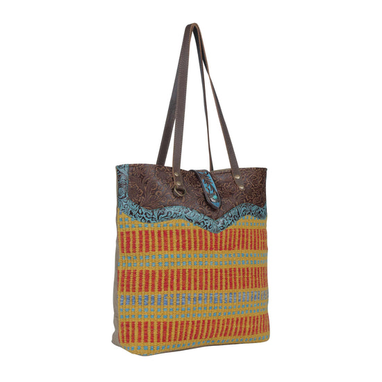 Lemon Tree Shopping Tote by Myra