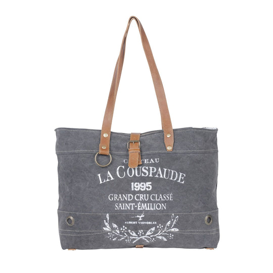 Grey Shadows Tote Bag by Myra