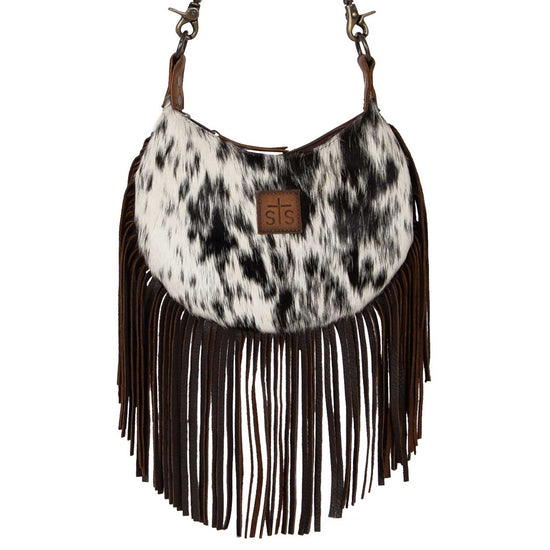 Load image into Gallery viewer, Cowhide Nellie Fringe Bag by STS
