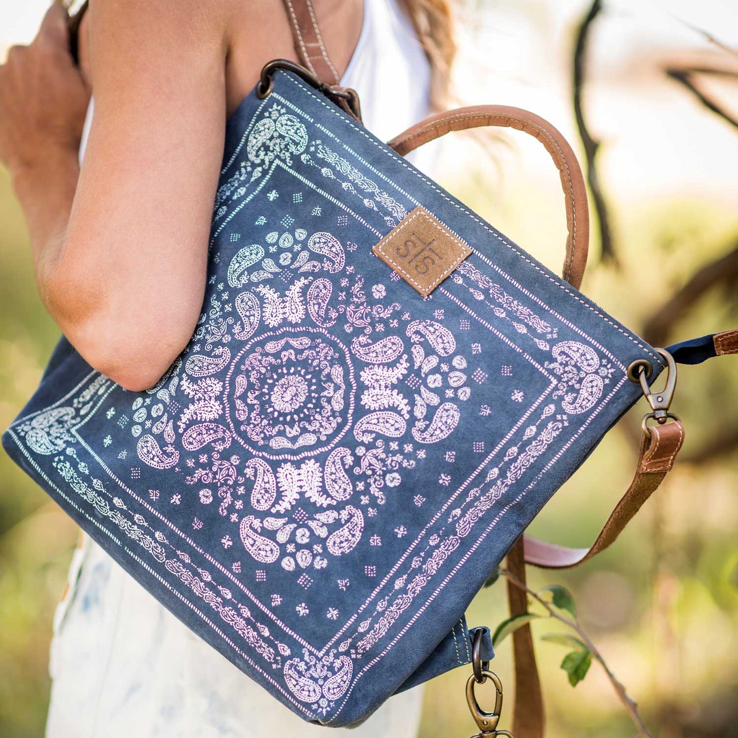 Dixie Blue Rag Bandana Dixie Backpack By STS – Indian Traders (L7 Enterprises)