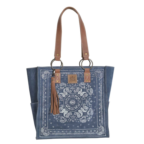 Blue Bandana Tote by STS Ranchwear