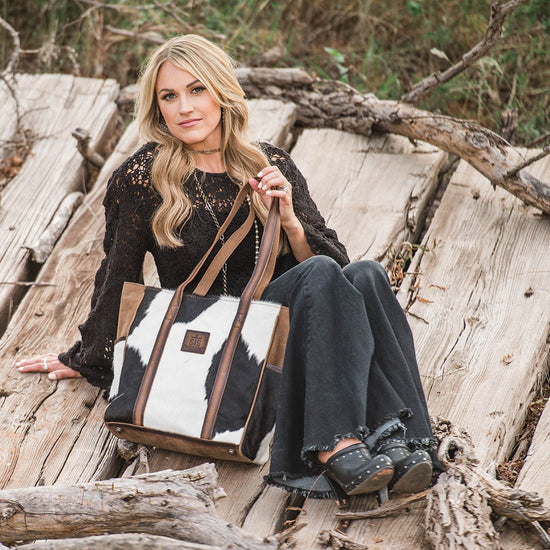 COWHIDE HERITAGE TOTE BY STS Ranch Wear